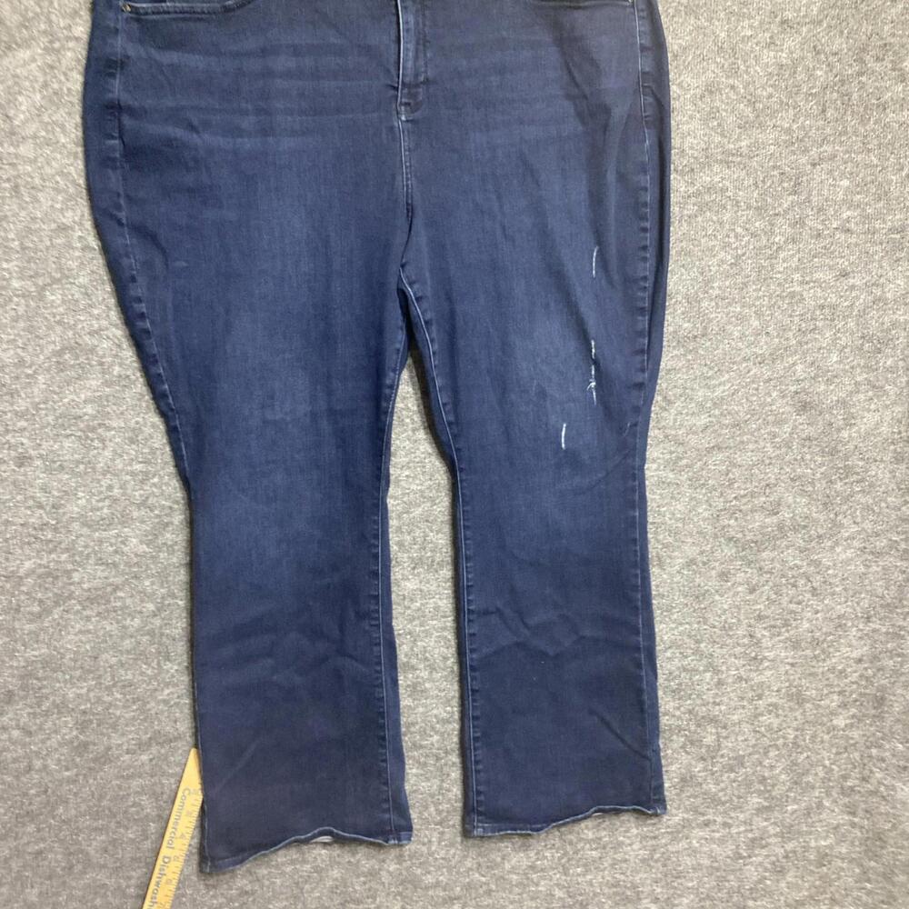 NYDJ Women Jeans Plus Size 26 W Barbara Bootcut Blue
